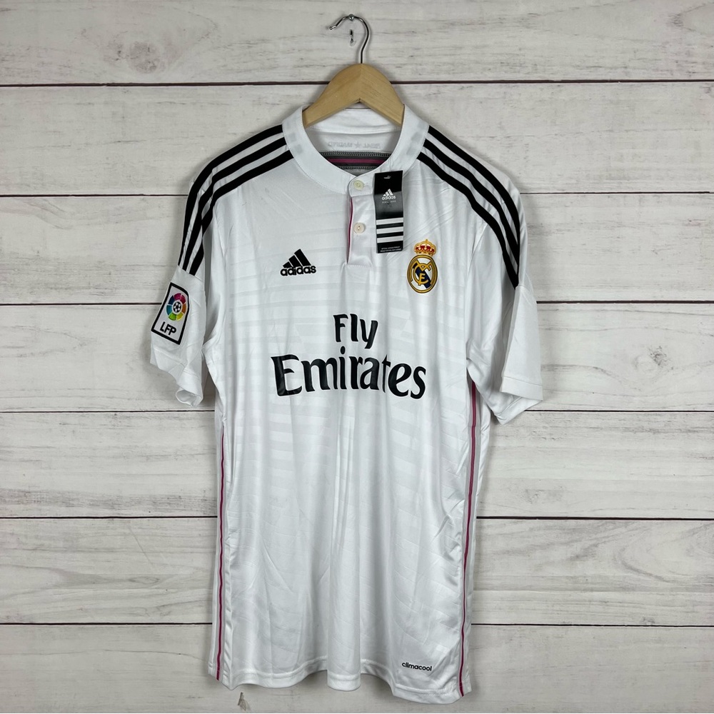 Real Madrid 2014/15 Adidas Soccer Jersey Large NWT